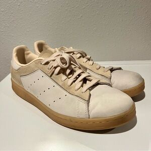 Adidas Stan Smith Originals Wonder White Sand Strata Shoes Sneakers Mens Size 12